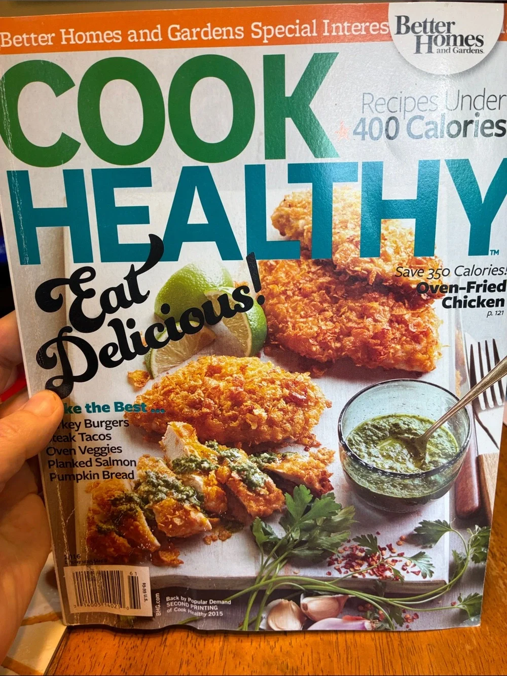 Better Homes And Gardens Cook Healthy Magazine & CookingLight recipe makeovers